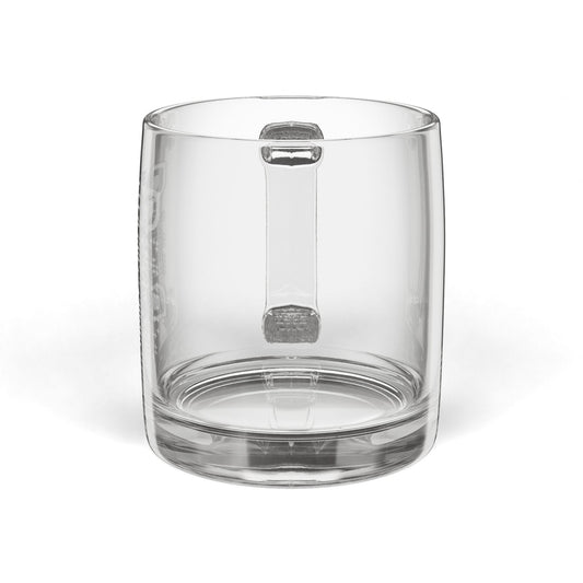 Glass Coffee Mug, 12.25oz (Engraving)