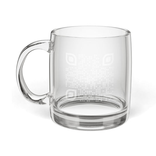 Glass Coffee Mug, 12.25oz (Engraving)